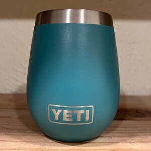 Yeti River Green Rambler 10 oz Wine Tumbler